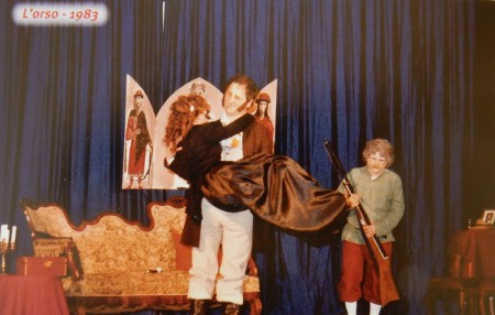 Civezzano, "L'orso" di Cechov, 1983